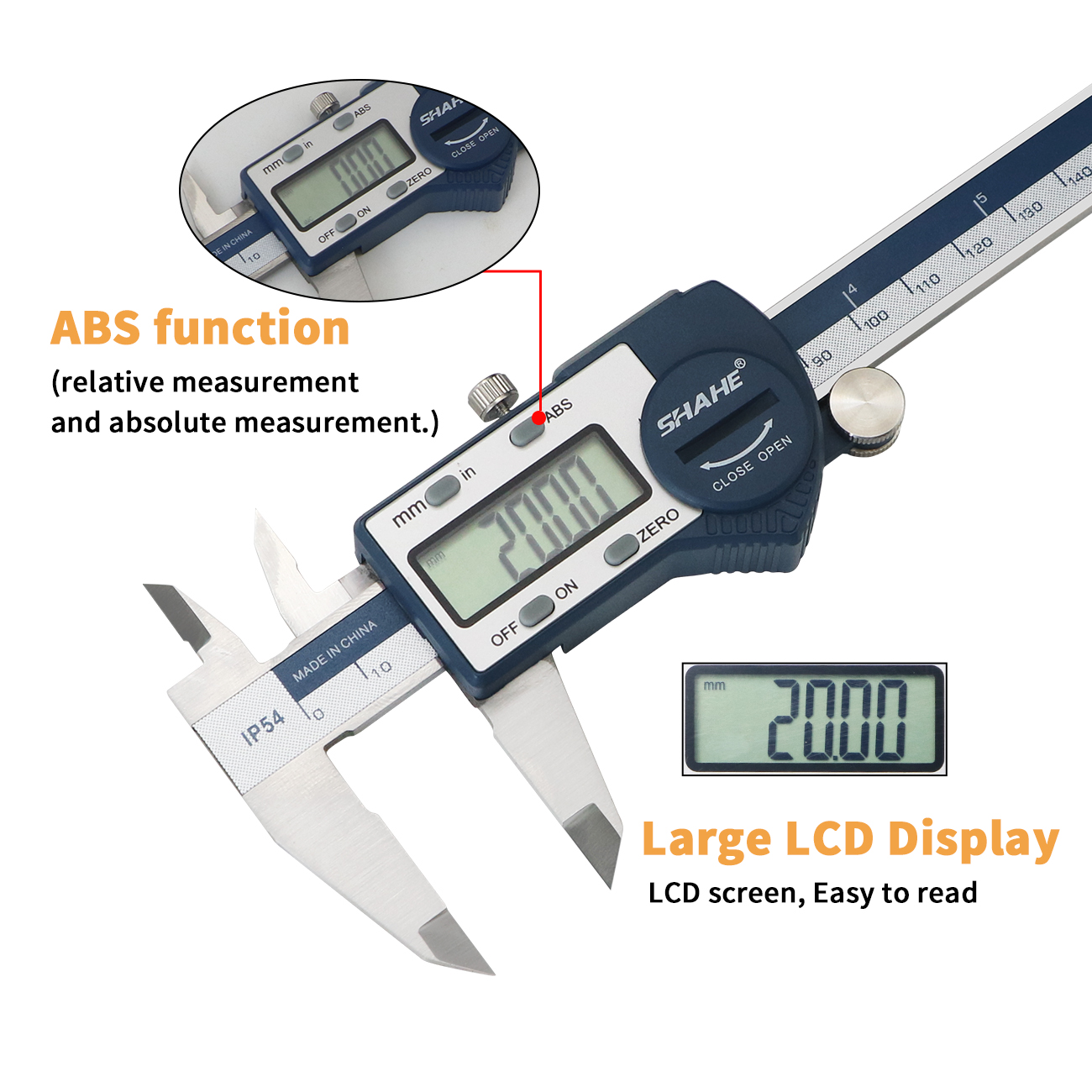 IP54 Waterproof Digital Calipe - Digital Caliper 150Mm Stainless Steel recension och pris