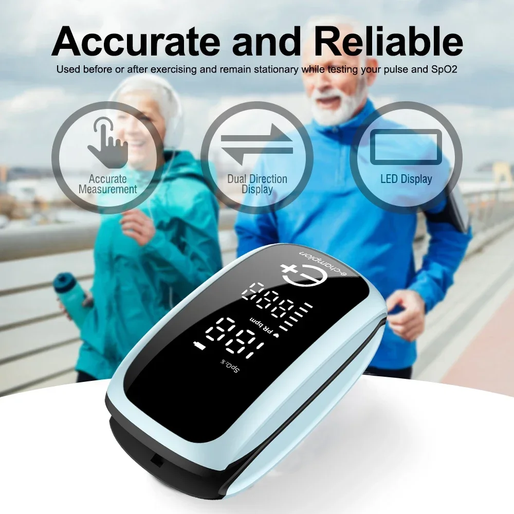 Blood Oxygen Saturation Monito - Pulse Oximeter Fingertip Rechargeable recension och pris