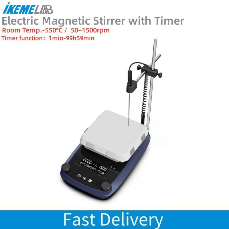 IKEME LCD Digital Display Magn - Lab Magnetic Stirrer Hot Plate recension och pris