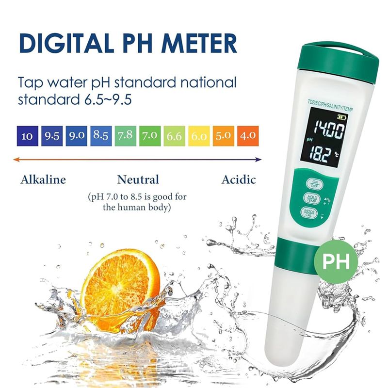 AT02-5 In1 Digital PH Meter Hi - Ph Meter Digital Water Tester recension och pris