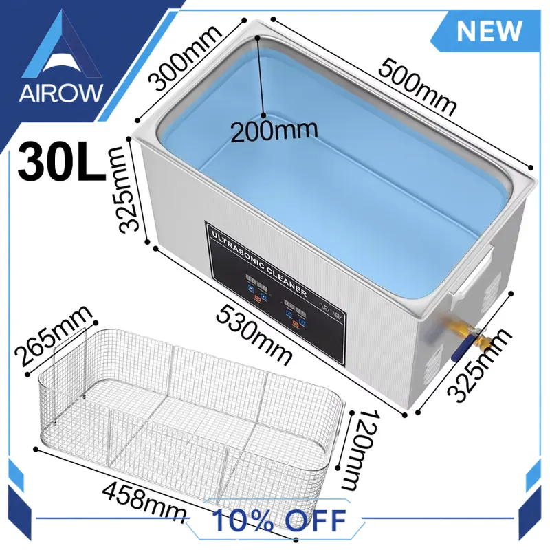 for 600W 30L Ultrasonic Cleane - Ultrasonic Cleaner 30L Industrial recension och pris