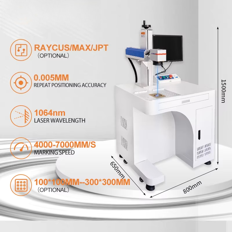 JUNFEI Jpt Raycus Galvo Co2 UV - Fiber Laser Marking Machine 30W recension och pris