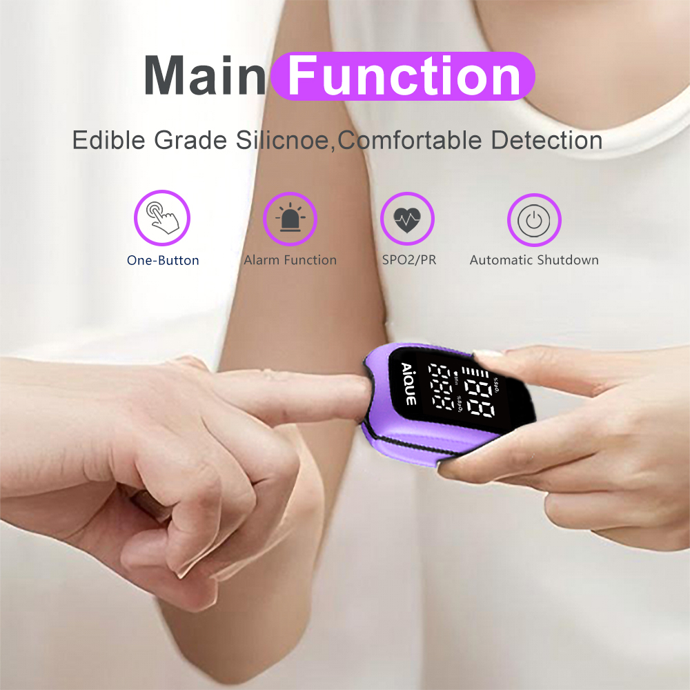 AiQUE Rechargeable Digital Fin - Pulse Oximeter Fingertip Rechargeable recension och pris