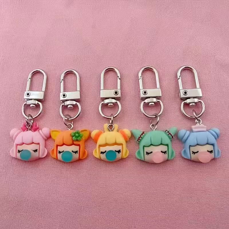 5pcs resin girl keychain, suit - Packaging recension och pris